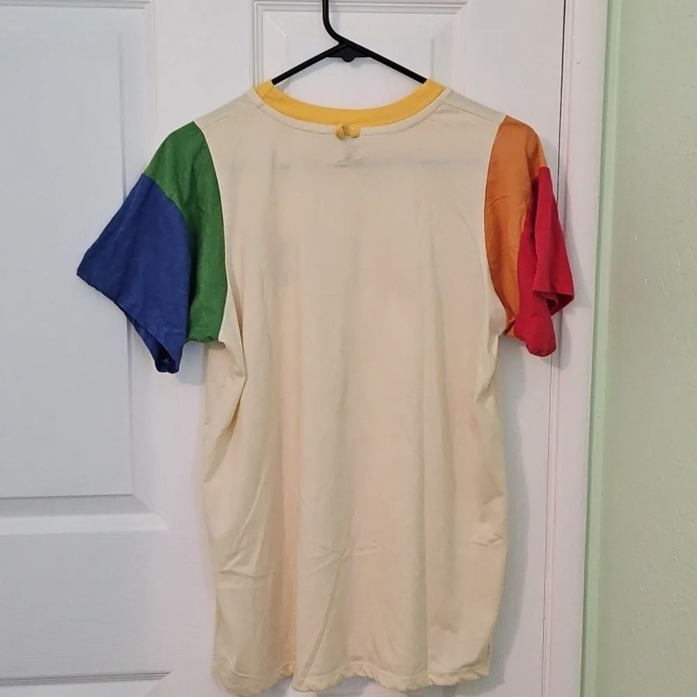 Camp Collection Half Alive Rainbow Sleeve Retro Tee Medium - Picture 4 of 7
